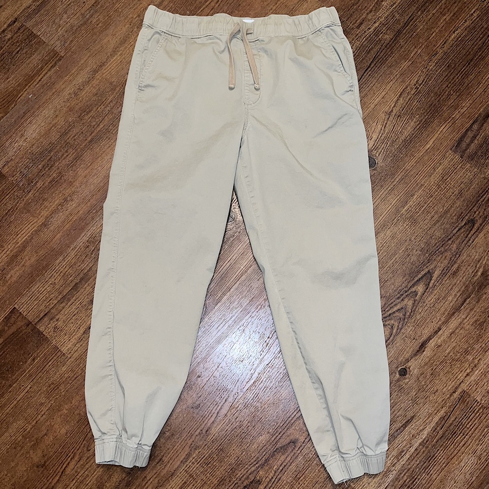 Sonoma Khaki Modern Fit Stretch Tan Cuffed Jogger Pants Size L - Picture 3 of 10